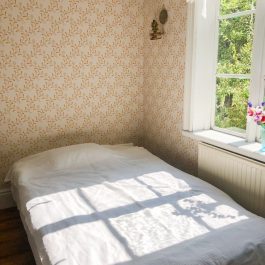 Ferienhaus Amungensee Schlafzimmer im EG, Bett 120cm