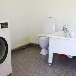 Ferienhaus Arkösund Horsholmen Badhäusschen Waschmaschine