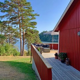 Ferienhaus Mjörnsee Storlom am See in Schweden