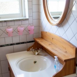 Ferienhaus Mon Stor Badezimmer, Waschbecken