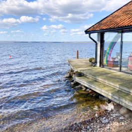 Ferienhaus Ringsjön – Veranda direkt am See